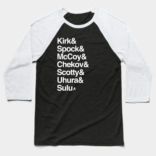 STAR TREK - Classic lineup 2.0 Baseball T-Shirt